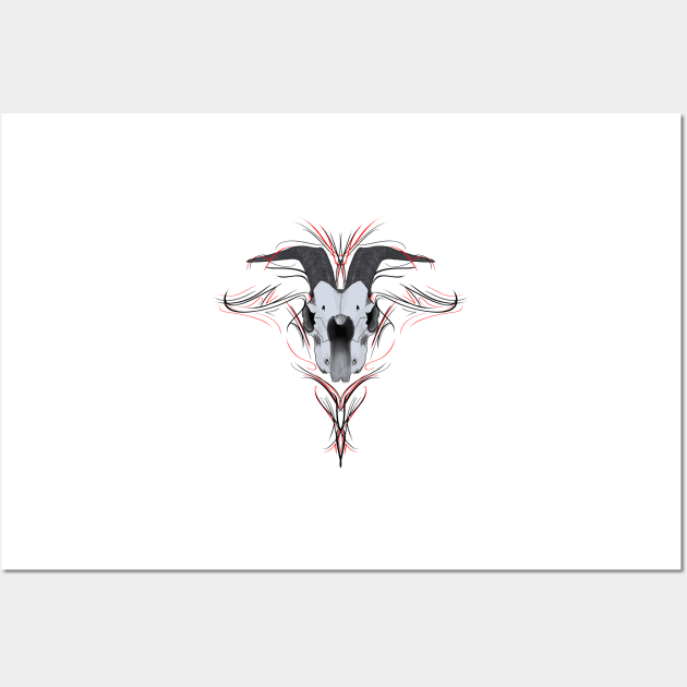 Aries Tribal Wall Art by FattoAMano